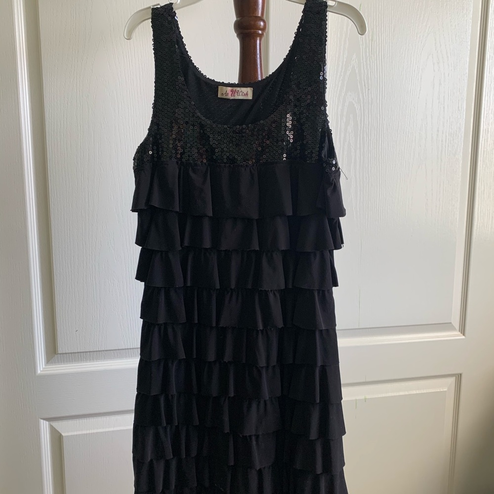 Flattering little black dress